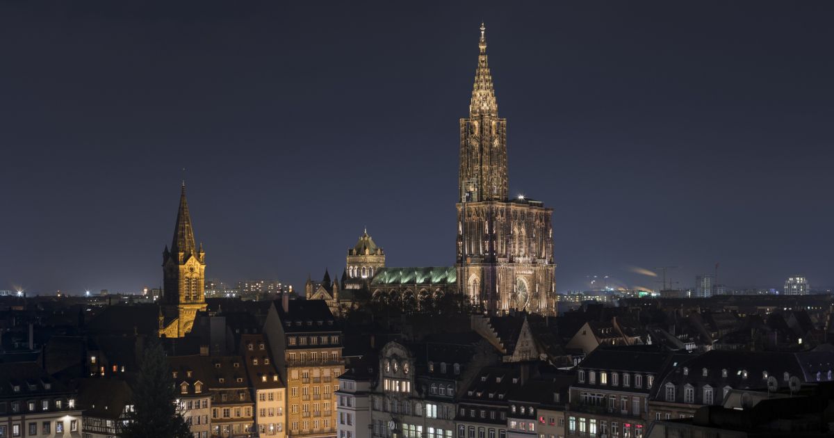 Strasbourg Cathedral by Acte Lumière